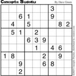 Conceptis Classic Sudoku for Sep 26, 2025