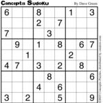 Conceptis Classic Sudoku for Oct 28, 2025