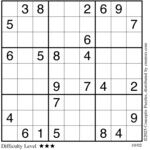 Conceptis Classic Sudoku for Oct 02, 2025
