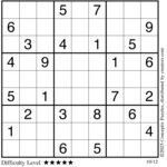 Conceptis Classic Sudoku for Oct 12, 2025