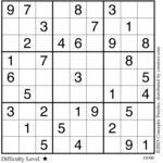 Conceptis Classic Sudoku for Oct 06, 2025