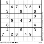 Conceptis Classic Sudoku for Nov 14, 2025