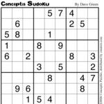 Conceptis Classic Sudoku for Jun 09, 2026