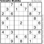Conceptis Classic Sudoku for Mar 24, 2026