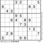 Conceptis Classic Sudoku for Apr 05, 2026