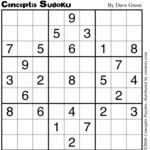 Conceptis Classic Sudoku for Apr 01, 2026