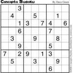 Conceptis Classic Sudoku for Apr 16, 2026