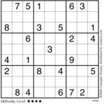 Conceptis Classic Sudoku for Apr 04, 2026