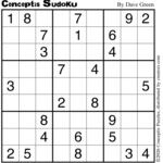 Conceptis Classic Sudoku for Apr 09, 2026