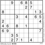 Conceptis Classic Sudoku for Sep 10, 2026
