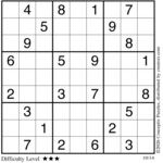 Conceptis Classic Sudoku for Oct 14, 2026