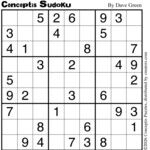 Conceptis Classic Sudoku for Oct 05, 2026