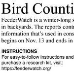 Feeder Watch