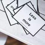 When Less Is Best