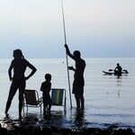 Sun Goes Fishing