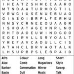 International Wordfind for Nov 25, 2025