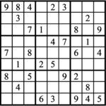Janric Classic Sudoku for Oct 09, 2026