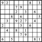 Janric Classic Sudoku for Oct 21, 2026
