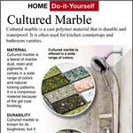 A Cultured Marble Bathroom Is Stunning