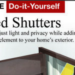 Add Attractive Louvered Shutters