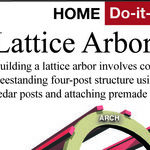 Add a Decorative Lattice Arbor