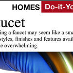 Replace Old Faucet With Tarnish-Free One
