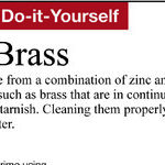 Make Old Tarnished Brass Bathroom Fixtures Look Like New