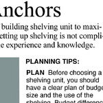 The Correct Wall Anchors Make Strong Shelves
