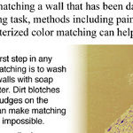 How to Match Fresh Paint to Old Wall Paint