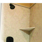 Add a Cultured Marble Liner in Shower Stall