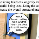Attach Siding Properly to Avoid Stains