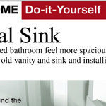 Replace Bathroom Sink With Pedestal-Type Sink
