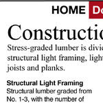 There Are Many Types and Grades of Lumber