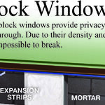 Security Glass Blocks Are Easy To Install