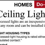 Recessed Fixture for Task Lighting