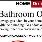 Locate and Eliminate Moldy Odor and Sewer Gas Odor