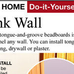 Use Paneling in a Storage Room