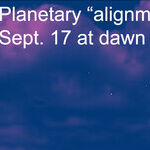 Planetary 'Alignment' at Dawn