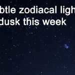 Seeking the Zodiacal Light